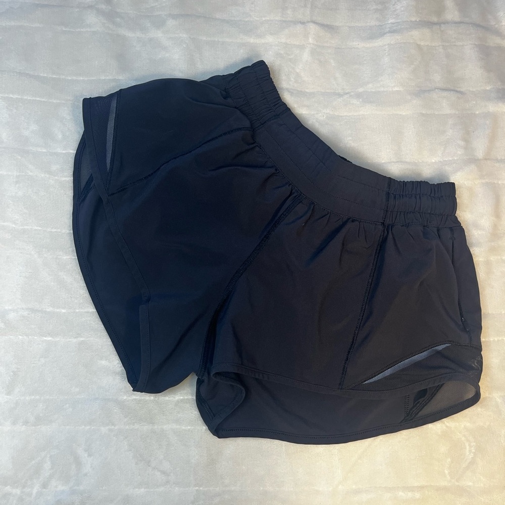Lululemon Black Hotty Hot Shorts